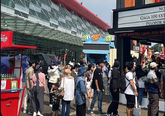 Suasana Jakarta Fair Kemayoran 2025. (X@jessonpoint_)